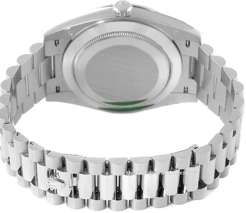 Rolex Day-Date 228349RBR-0003 40mm 18k white gold Black 5