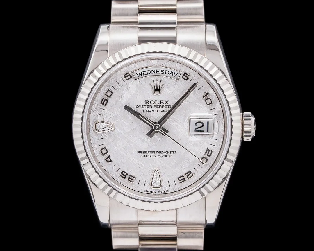 Rolex Day-Date 36 118239 36mm White gold Meteorite