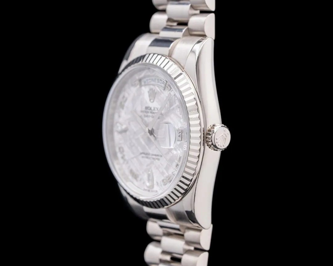 Rolex Day-Date 36 118239 36mm White gold Meteorite 2