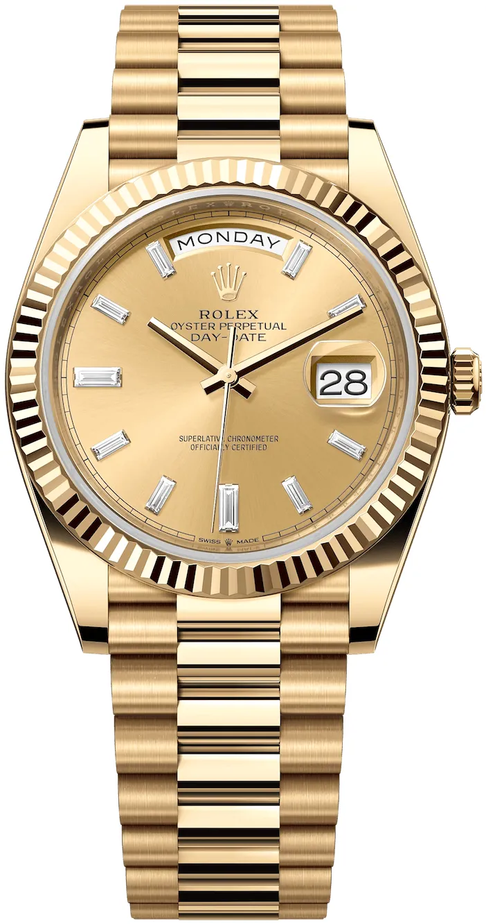 Rolex Day-Date 40 228238-0005 40mm 18k yellow gold Champagne