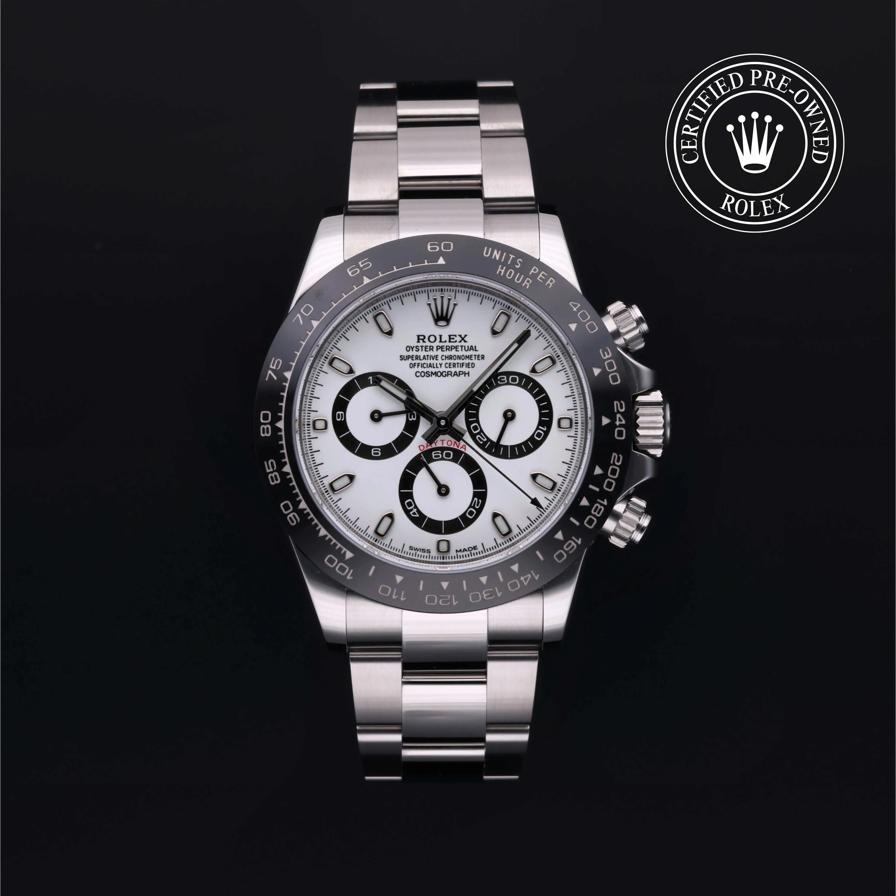 Rolex Daytona 116500LN 40mm Oystersteel White