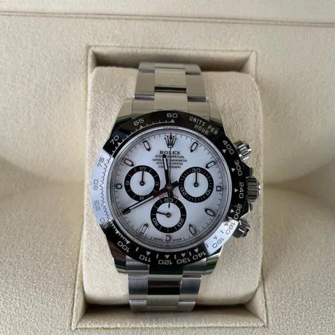 Rolex Daytona 116500LN 40mm Stainless steel White