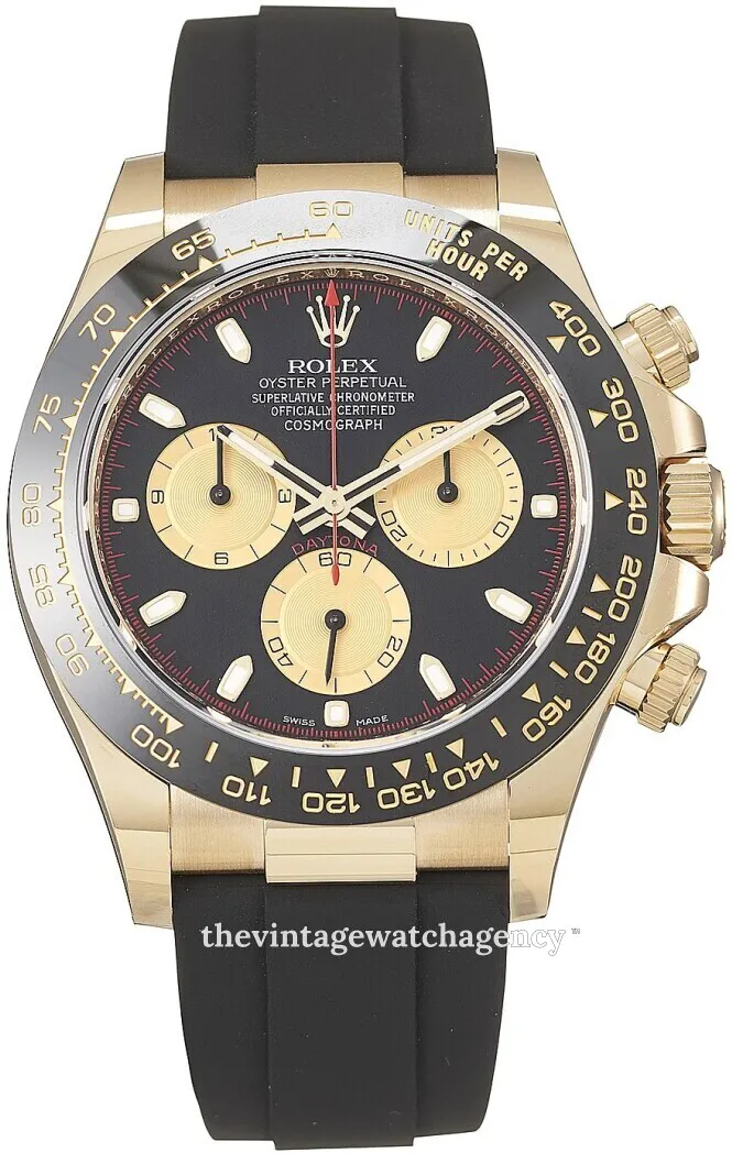 Rolex Daytona 116518LN-0047 40mm 18k yellow gold Black