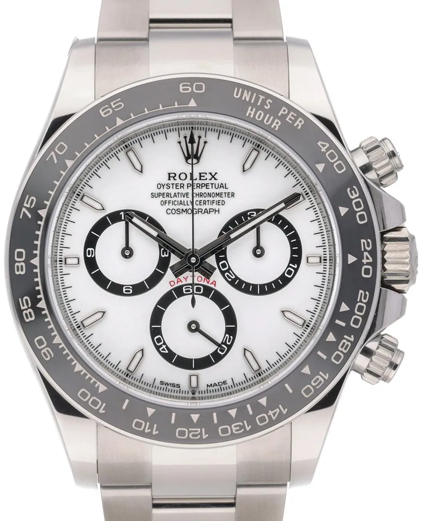 Rolex Daytona 126500LN 40mm Oystersteel White