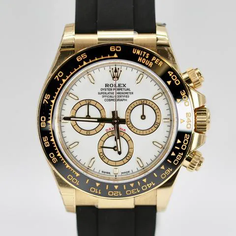 Rolex Daytona 126518ln 40mm Yellow gold White