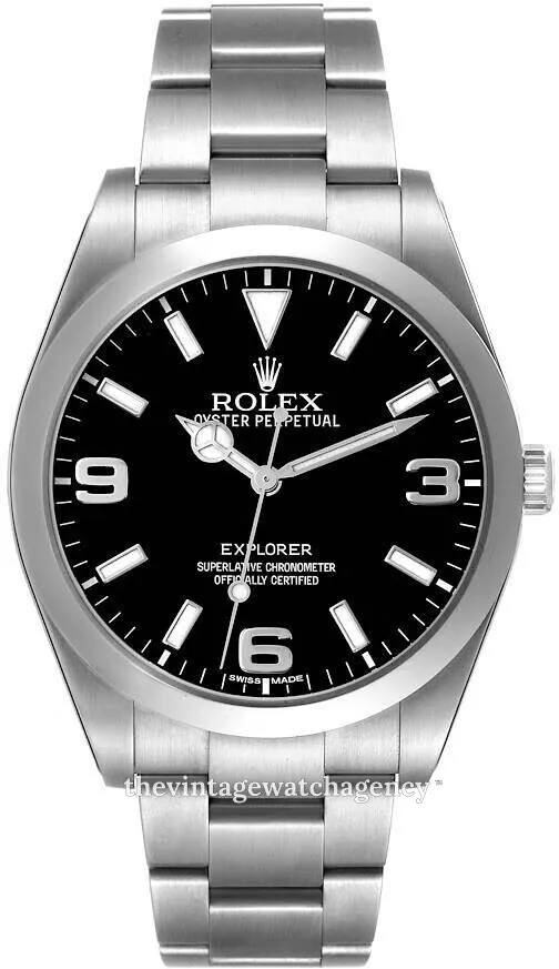 Rolex Explorer 214270-0003 39mm Stainless steel Black