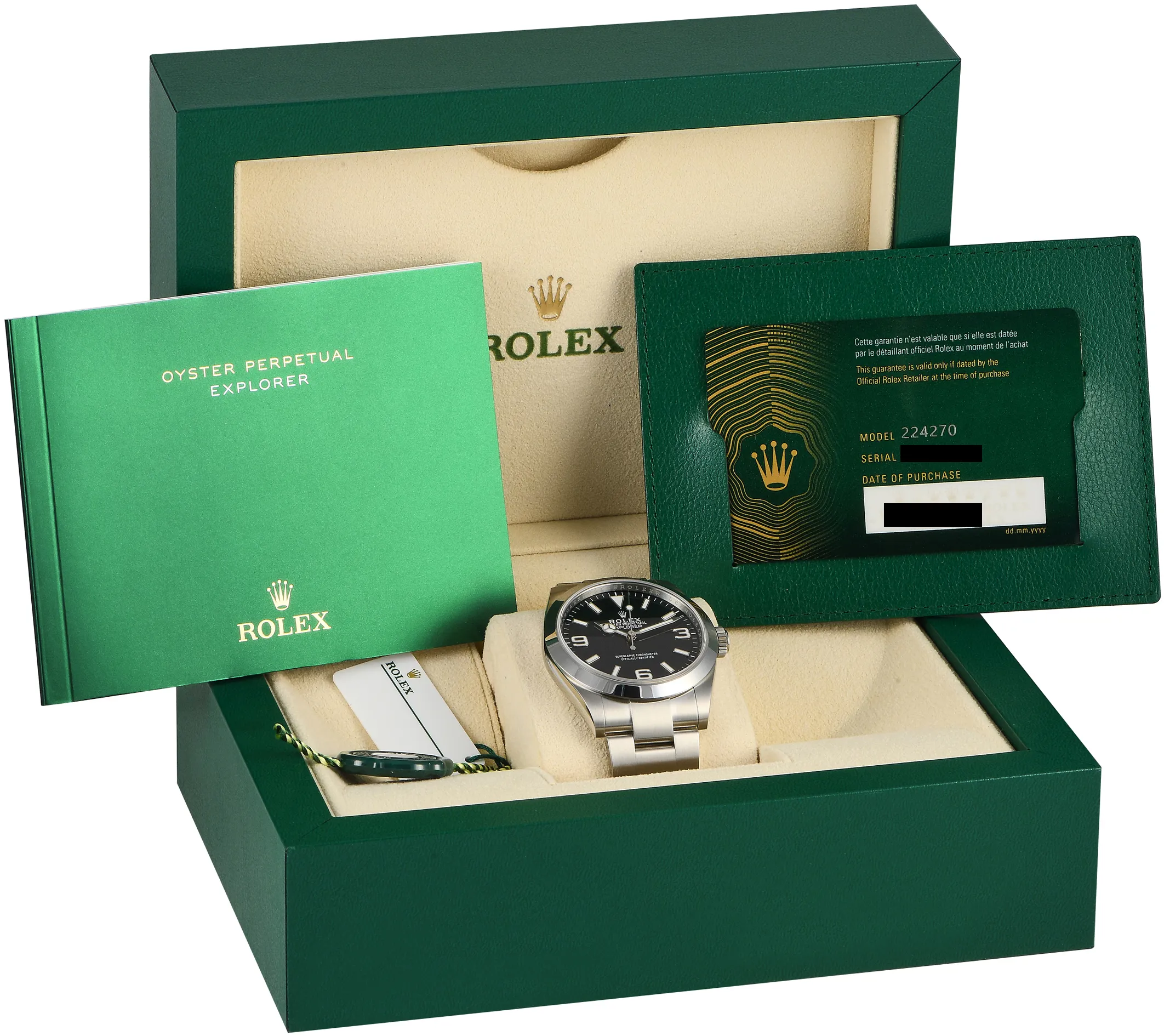 Rolex Explorer 224270 40mm Stainless steel Black 4