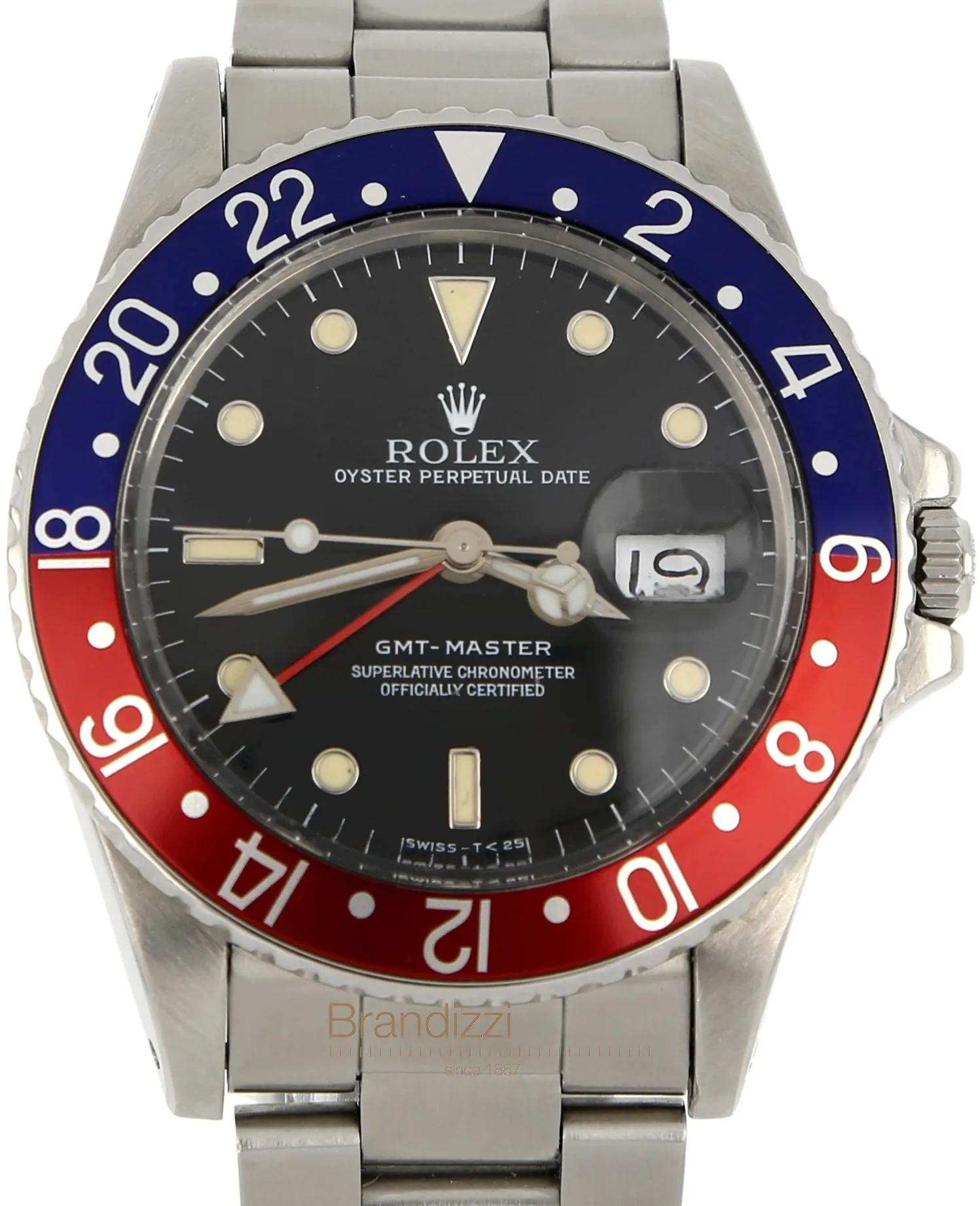 Rolex GMT-Master 16750 40mm Stainless steel Black