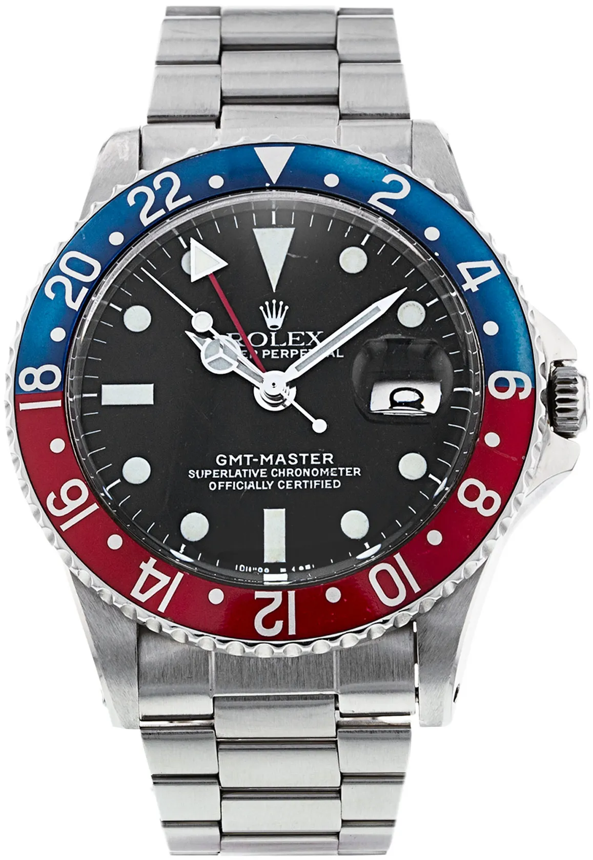 Rolex GMT-Master 1675 40mm Stainless steel Black