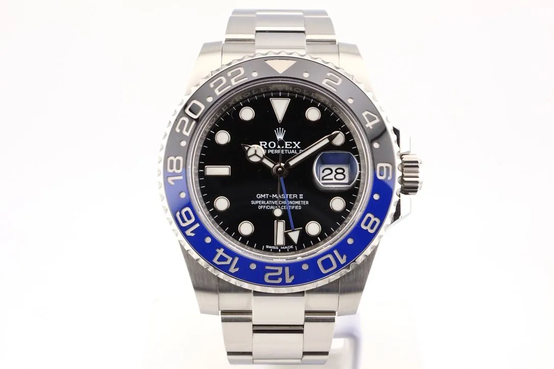 Rolex GMT-Master II 116710BLNR 40mm Stainless steel Black