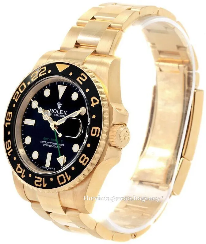 Rolex GMT-Master II 116718LN-0001 40mm Yellow gold Black 3