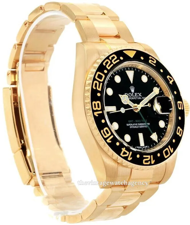 Rolex GMT-Master II 116718LN-0001 40mm Yellow gold Black 4