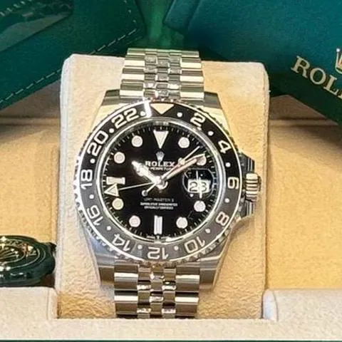 Rolex GMT-Master II 126710GRNR 40mm Stainless steel Black