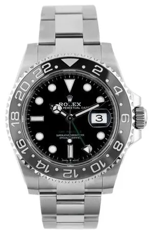 Rolex GMT-Master II 126710GRNR 40mm Stainless steel Black