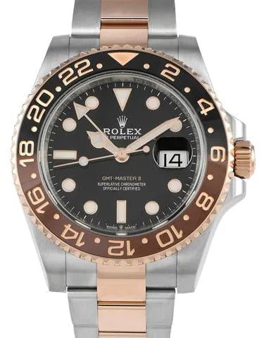 Rolex GMT-Master II 126711CHNR-0002 40mm Oystersteel and Everose gold Black