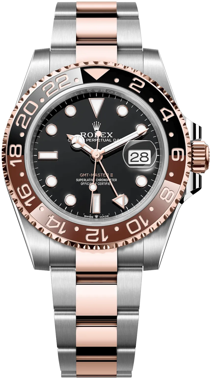 Rolex GMT-Master II 126711CHNR-0002 40mm Oystersteel and Everose gold Black