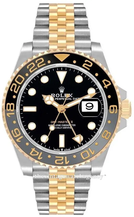 Rolex GMT-Master II 126713GRNR-0001 40mm Yellow gold and Oystersteel Black