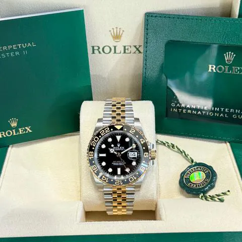 Rolex GMT-Master II 126713GRNR 40mm Yellow gold and Stainless steel Black 1