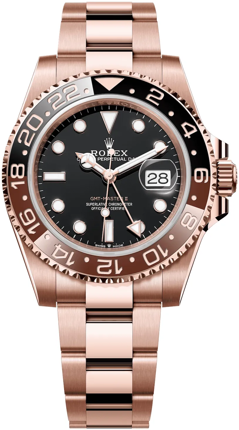 Rolex GMT-Master II 126715CHNR-0001 40mm Everose gold Black