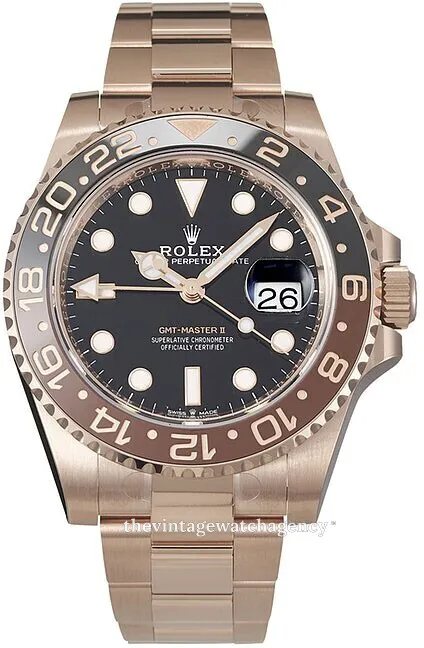 Rolex GMT-Master II 126715CHNR-0001 40mm Everose gold Black