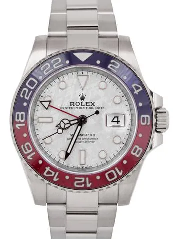 Rolex GMT-Master II 126719BLRO 40mm White gold Meteorite