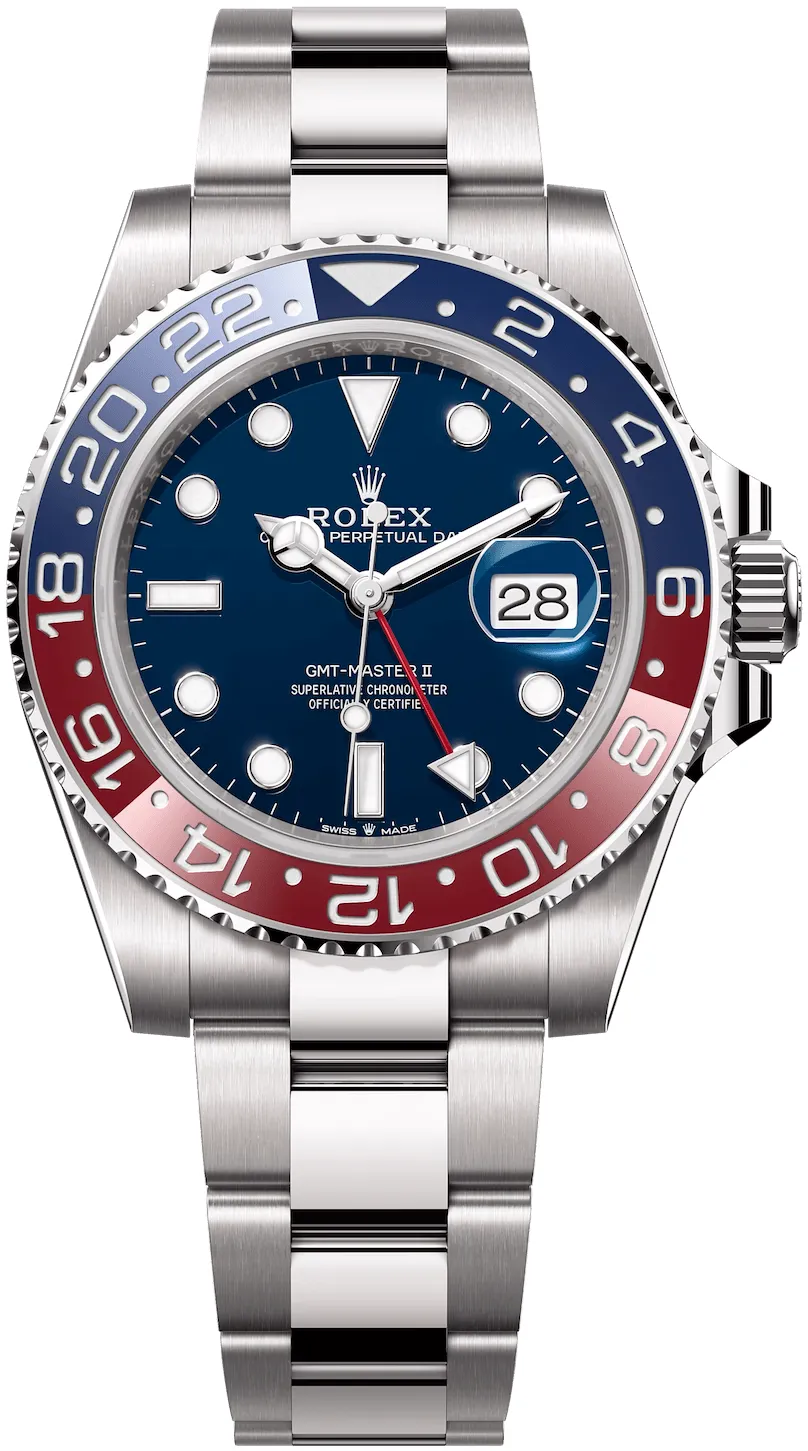 Rolex GMT-Master II 126719BLRO-0003 40mm 18k white gold Blue