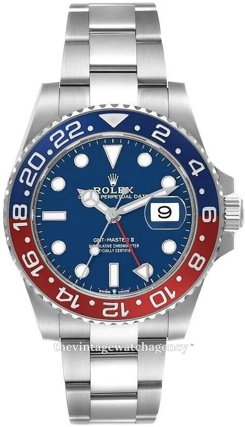 Rolex GMT-Master II 126719BLRO-0003 40mm 18k white gold Blue