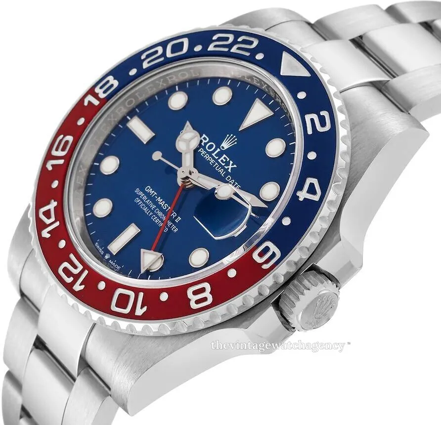 Rolex GMT-Master II 126719BLRO-0003 40mm 18k white gold Blue 4