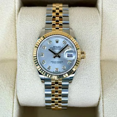 Rolex Lady-Datejust 279173 28mm Yellow gold and Stainless steel Silver