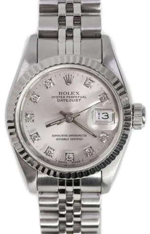 Rolex Lady-Datejust 69174 26mm Stainless steel Silver 12