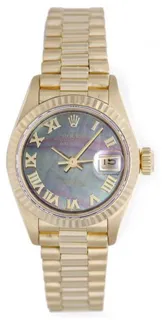 Rolex Lady-Datejust 69178 Yellow gold Tahitian mother of pearl