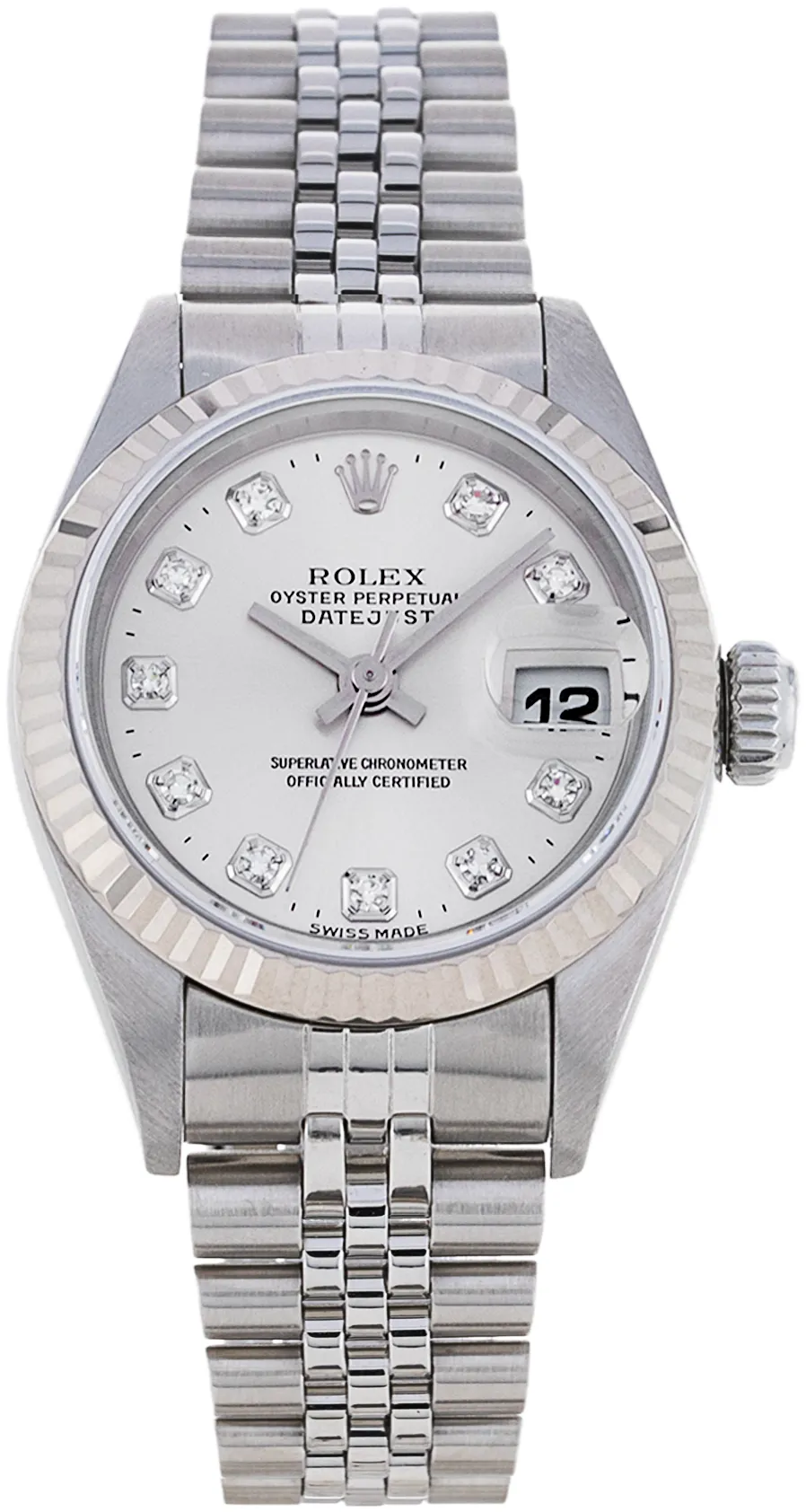 Rolex Lady-Datejust 79174 26mm White gold and Stainless steel Silver