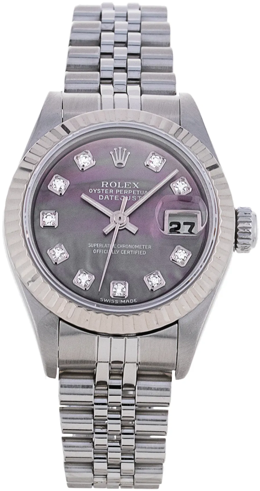 Rolex Lady-Datejust 79174 26mm White gold and Stainless steel Mother-of-pearl