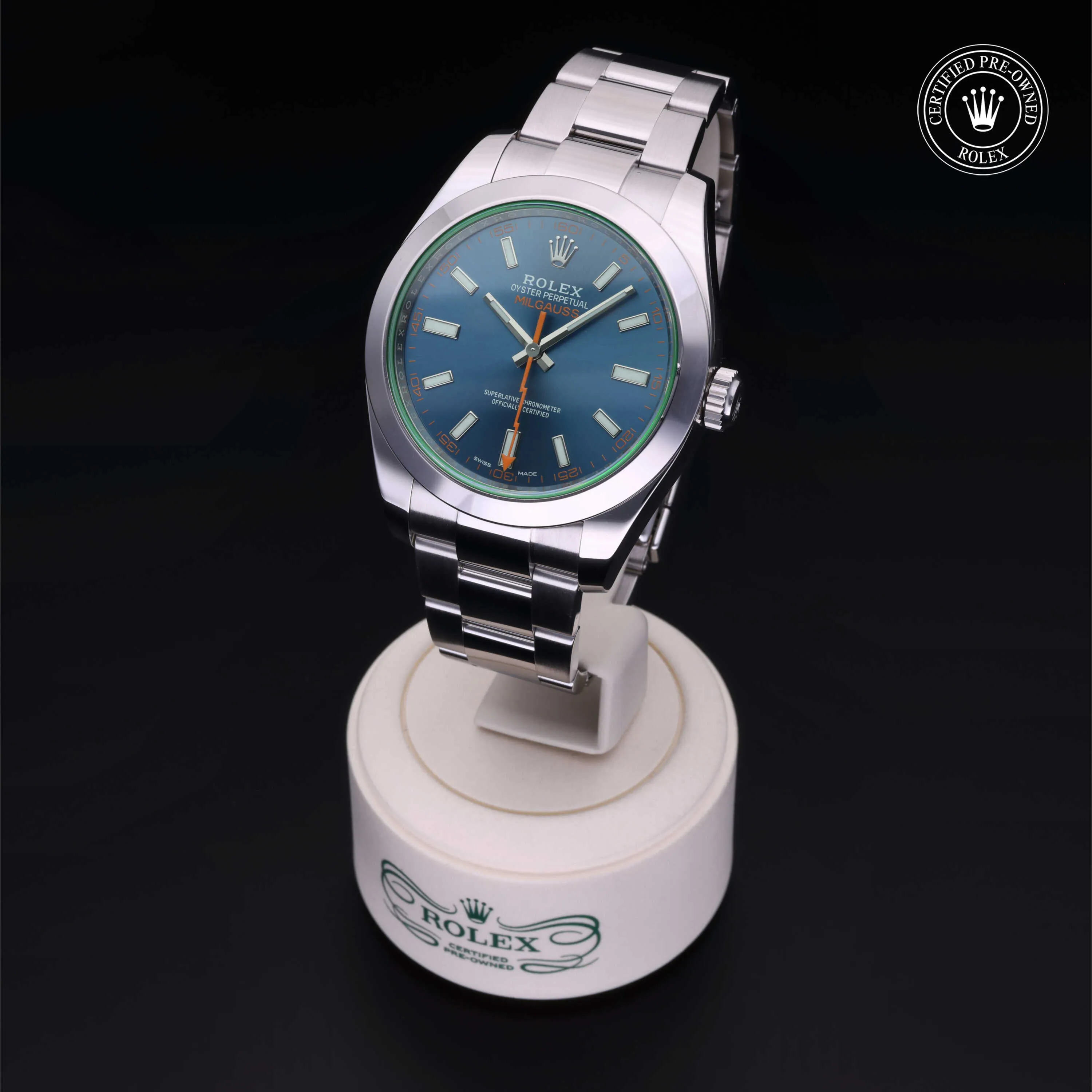 Rolex Milgauss 116400GV 40mm Stainless steel Blue 1