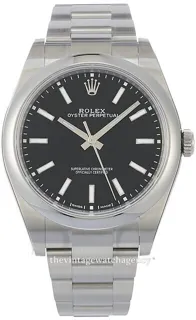 Rolex Oyster Perpetual 114300-0005 Stainless steel Black