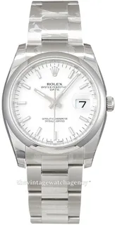 Rolex Oyster Perpetual Date 115200-0008 Stainless steel White