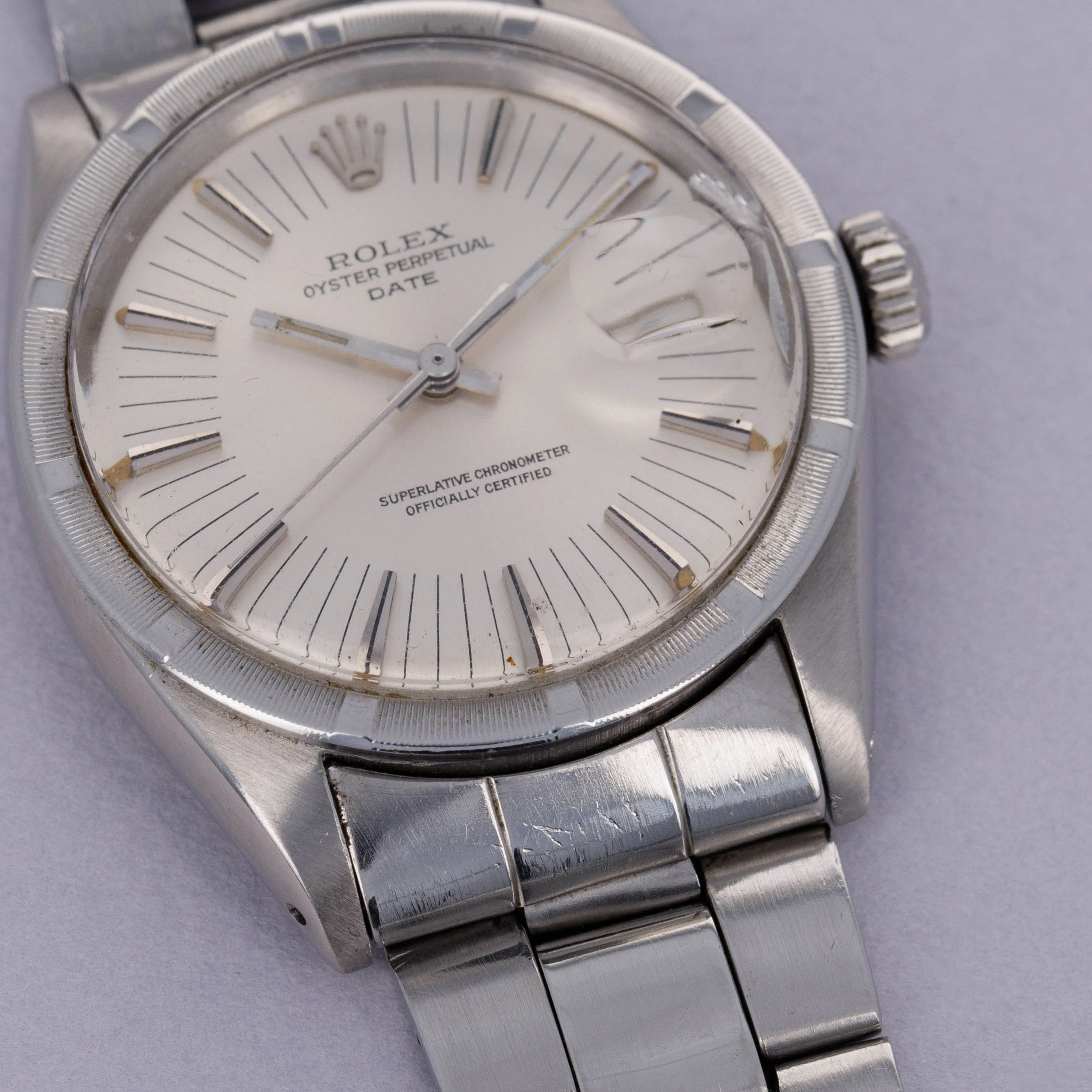 Rolex Oyster Perpetual Date 1501 34mm Stainless steel Silver 1