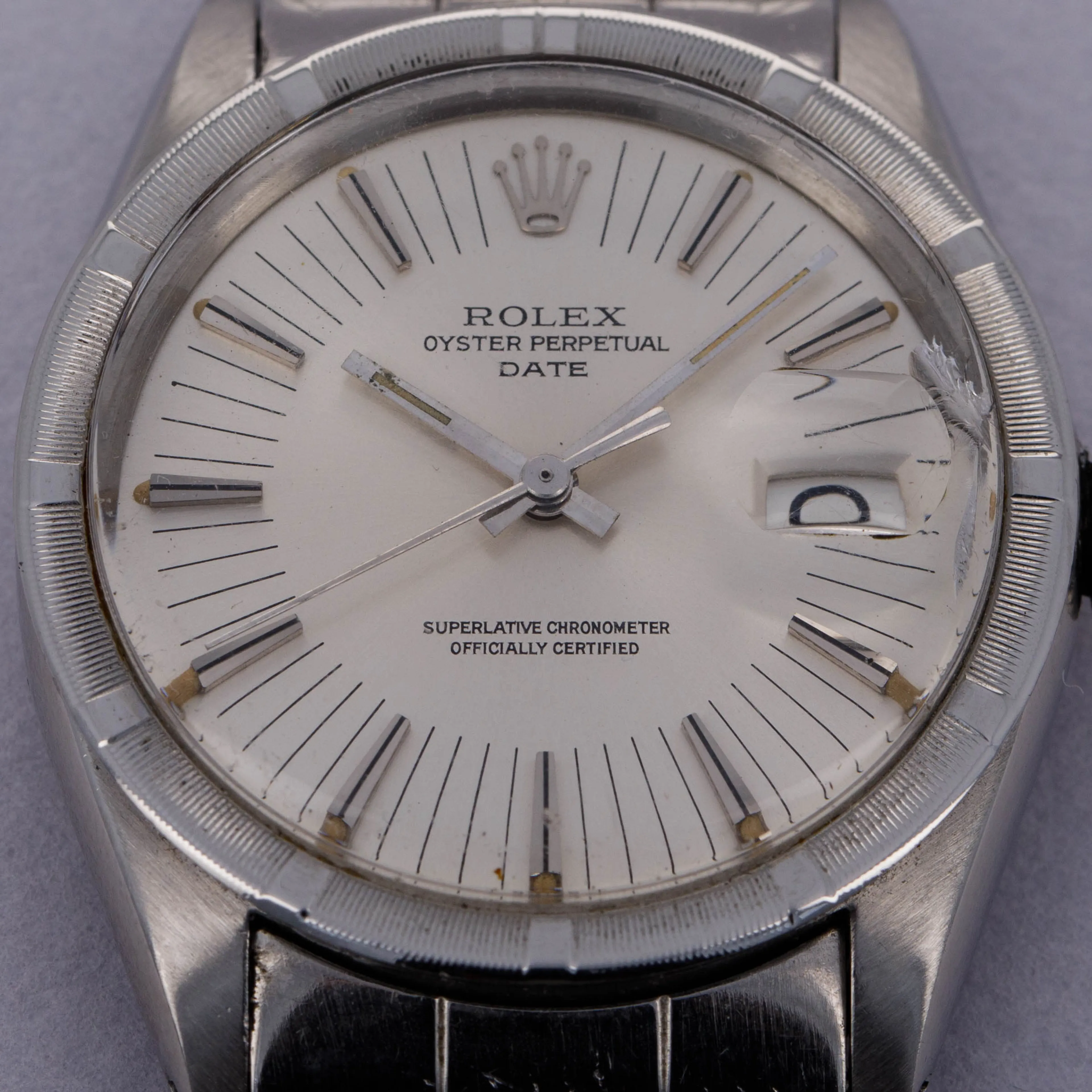 Rolex Oyster Perpetual Date 1501 34mm Stainless steel Silver 11