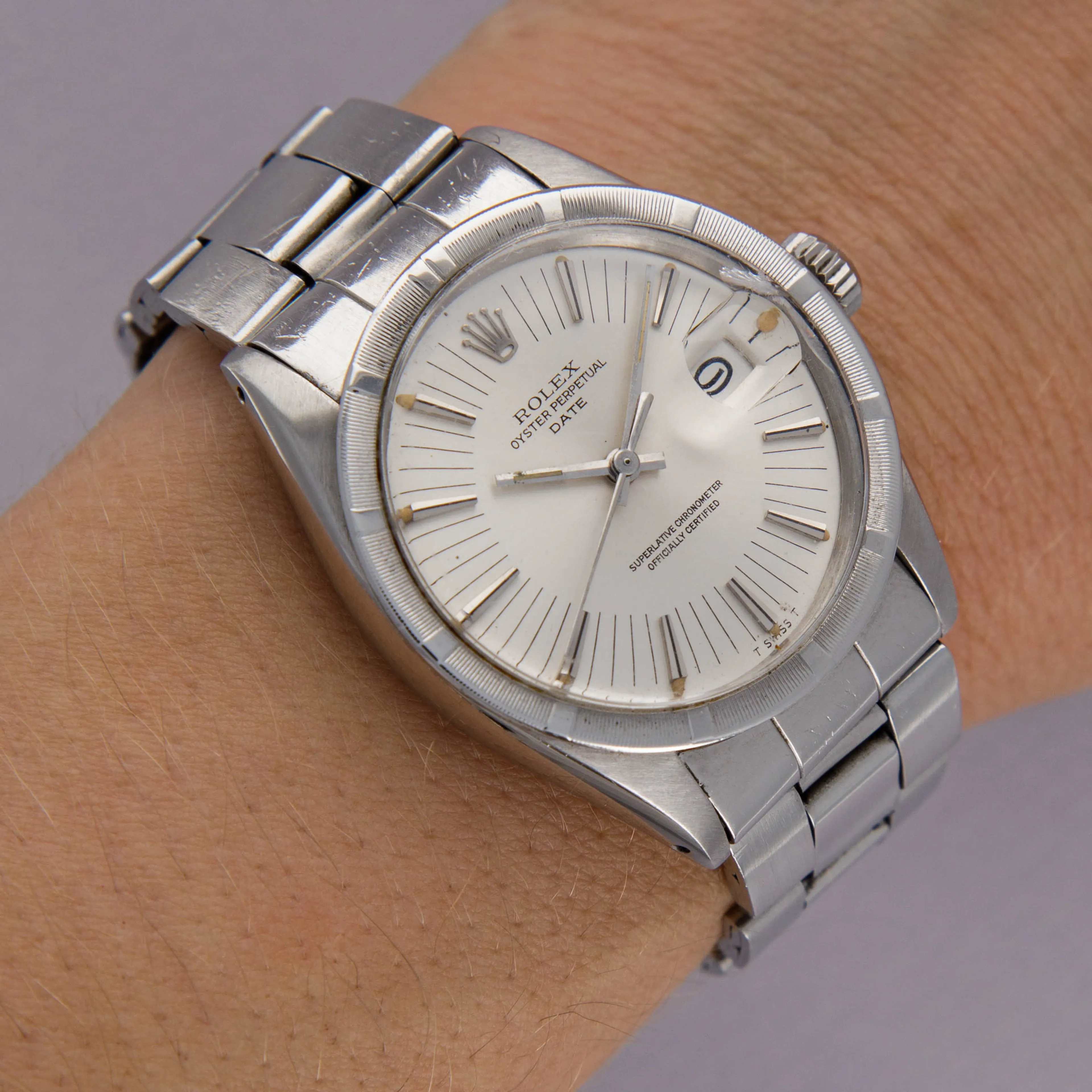 Rolex Oyster Perpetual Date 1501 34mm Stainless steel Silver 16