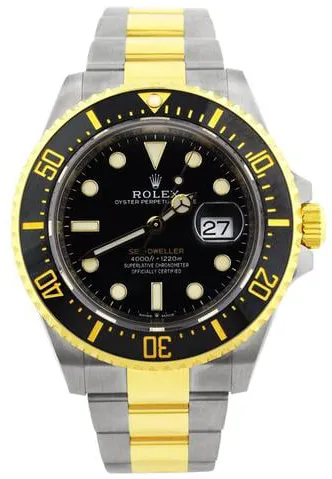 Rolex Sea-Dweller 126603 43mm Yellow gold and Stainless steel Black