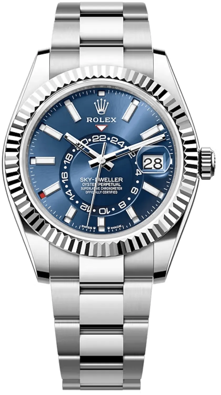 Rolex Sky-Dweller 336934-0005 42mm White gold and Oystersteel Blue