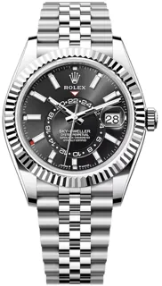 Rolex Sky-Dweller 336934-0008 White gold and Stainless steel Black