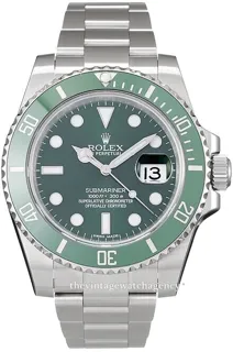 Rolex Submariner Hulk 116610LV-0002 Stainless steel Green