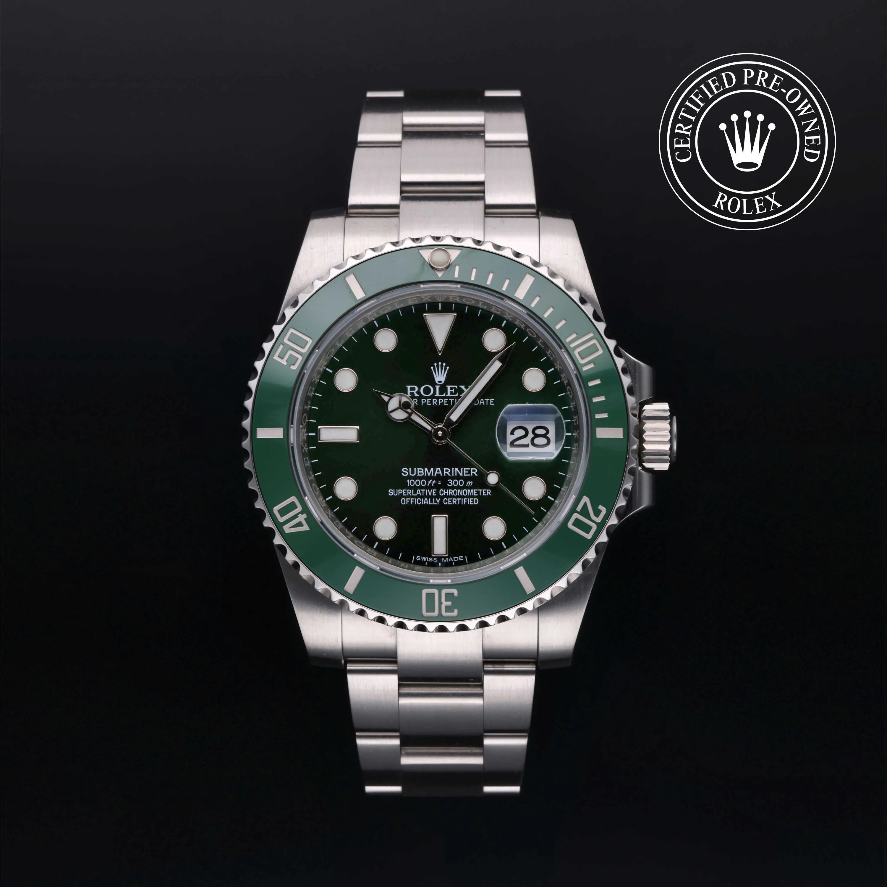 Rolex Submariner 116610LV 40mm Stainless steel Green