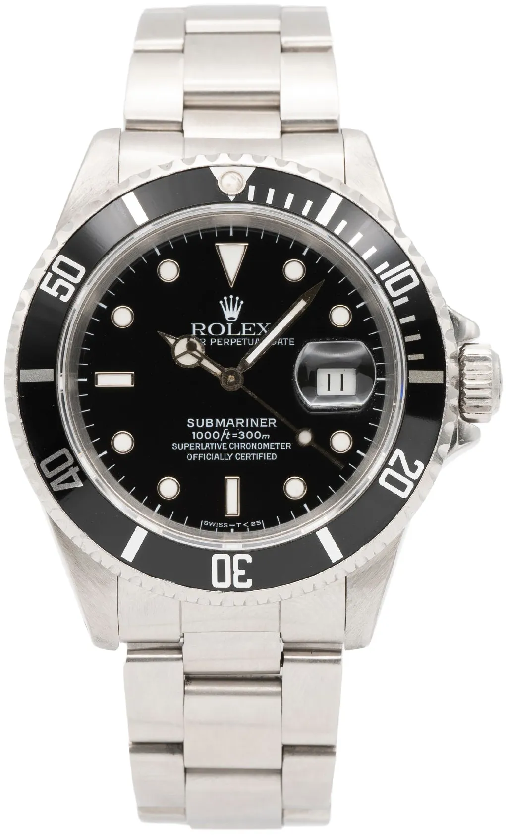 Rolex Submariner 16610LN 40mm Stainless steel Black