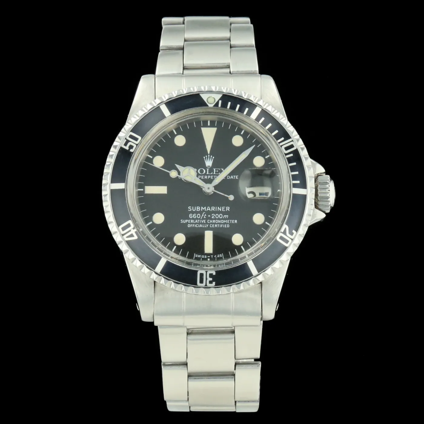 Rolex Submariner 1680 40mm Stainless steel Black