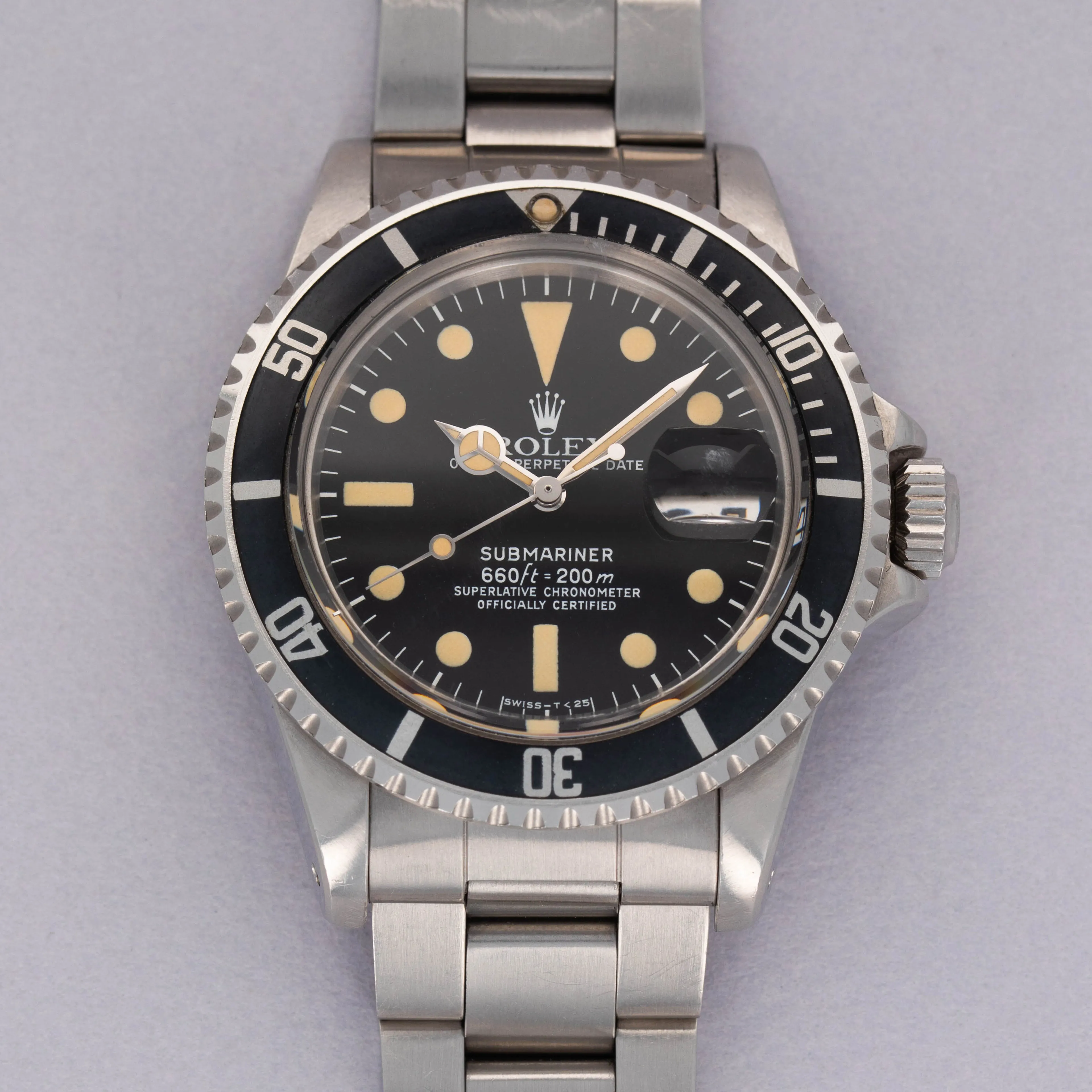 Rolex Submariner 1680 40mm Stainless steel Black