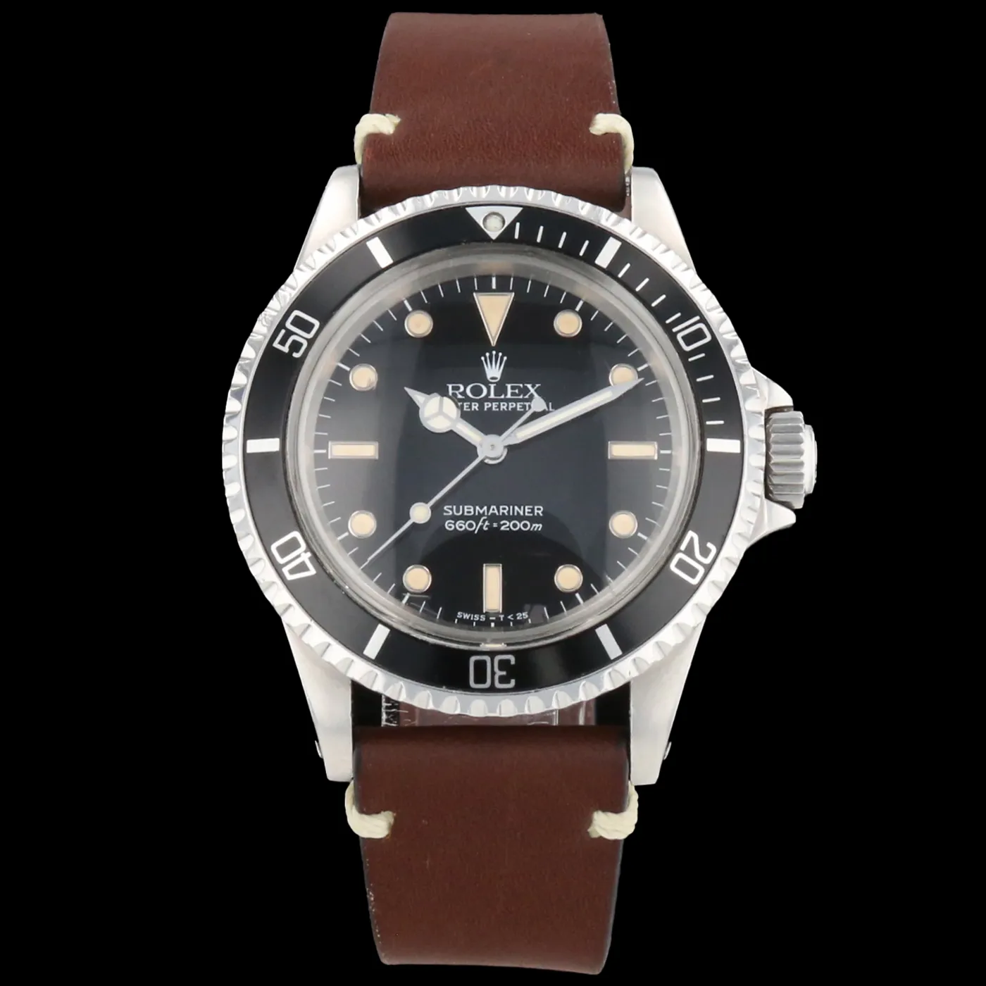 Rolex Submariner 5513 40mm Stainless steel Black