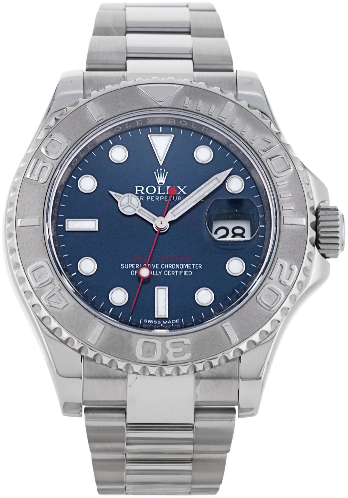 Rolex Yacht-Master 116622 40mm Platinum Blue