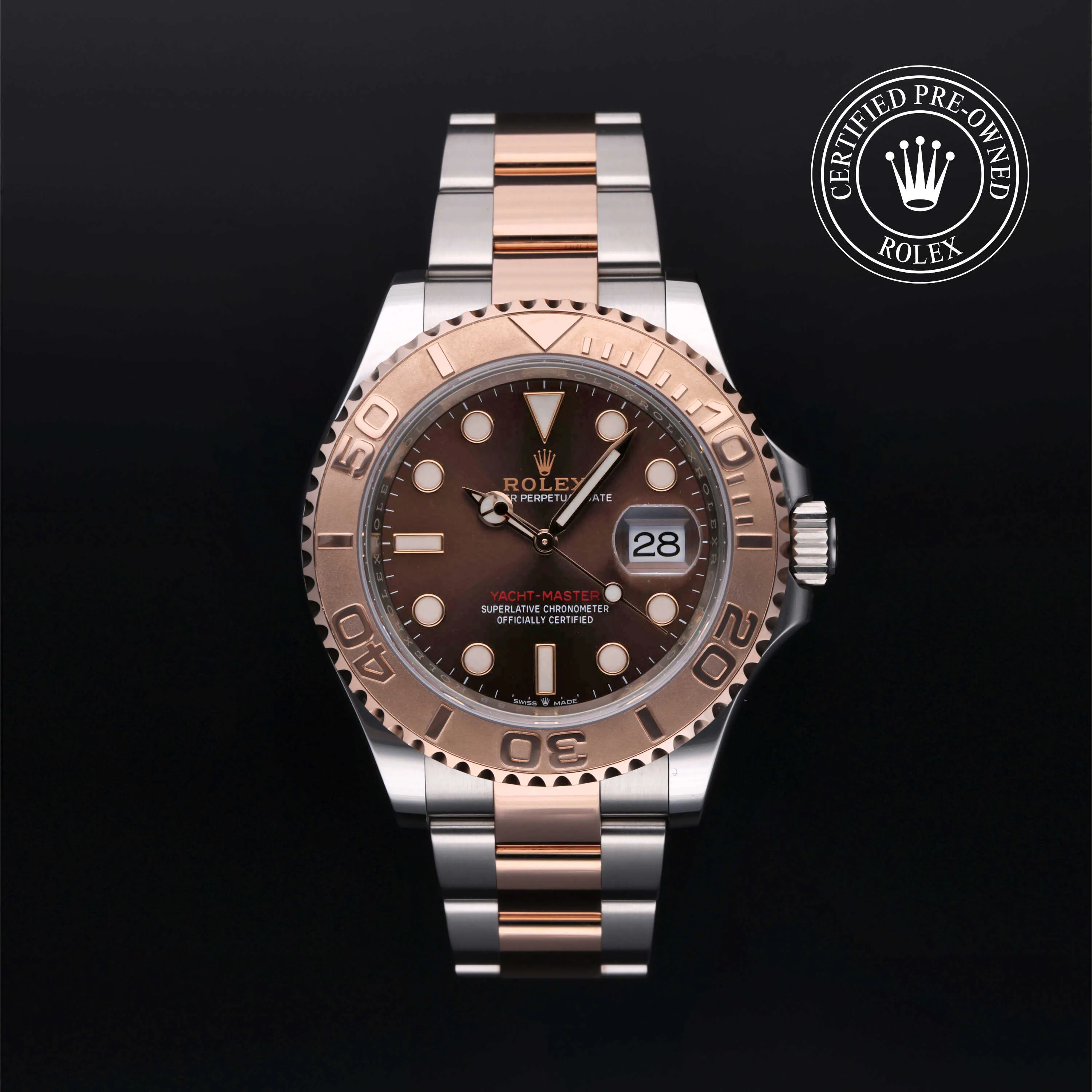 Rolex Yacht-Master 126621-0001 40mm Oystersteel and Everose gold Brown